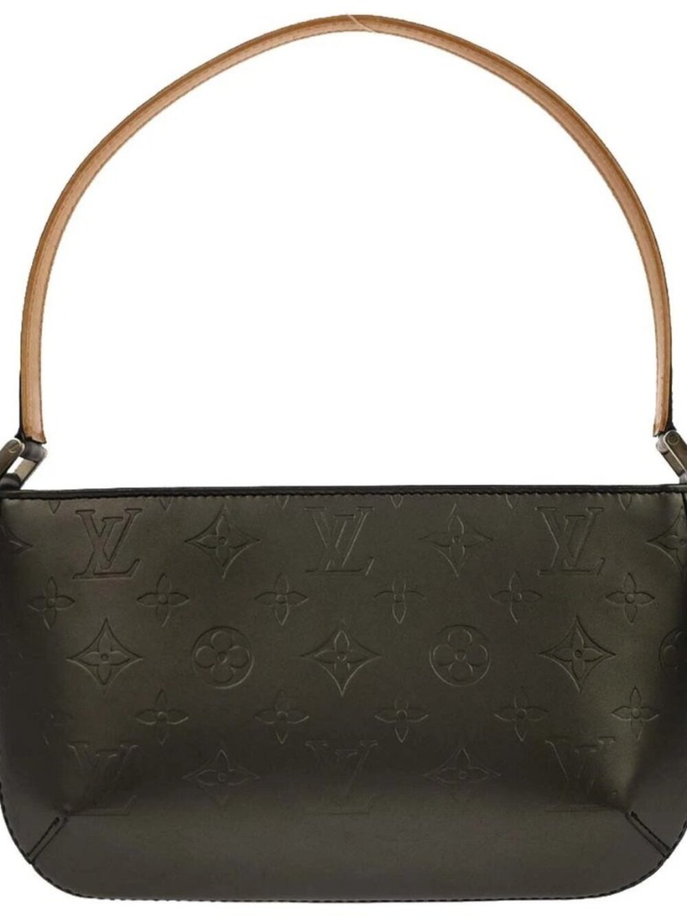 Louis Vuitton Black Monogram Mat Fowler Handbag